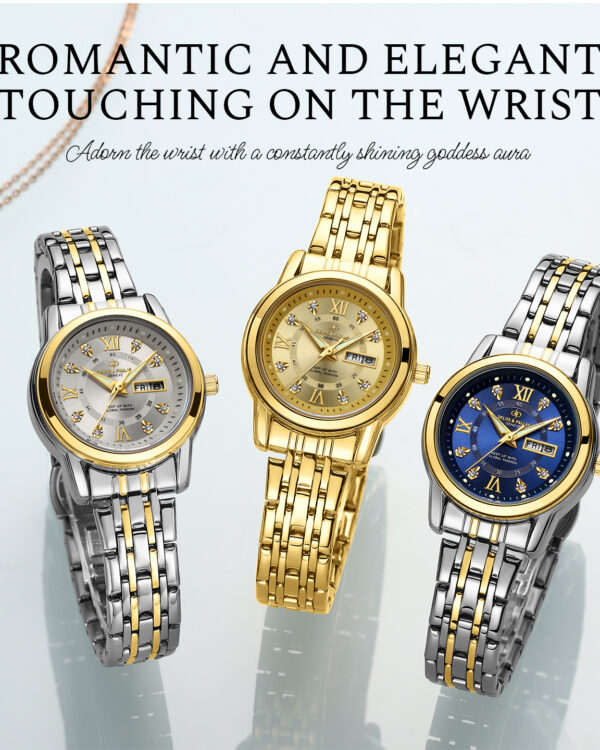 DELOS & PALLAS Overseas Double Calendar Women's Watch