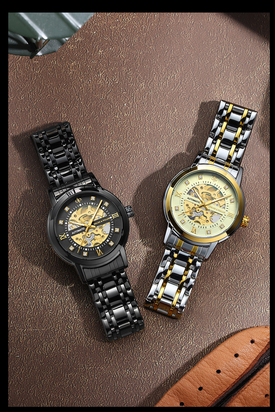 DELOS & PALLAS Overseas Skeleton Automatic