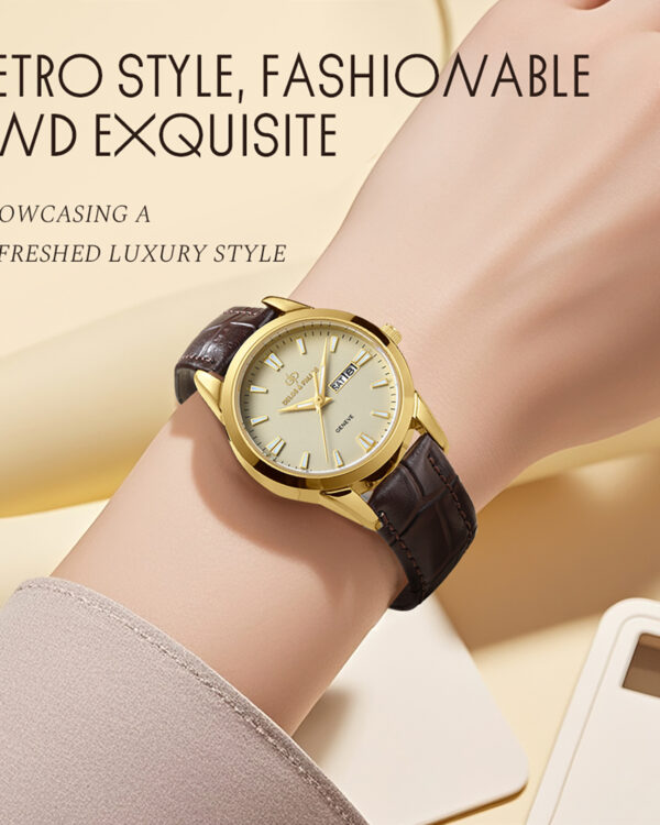 DELOS & PALLAS Patrimony Day-Date Women's Watch