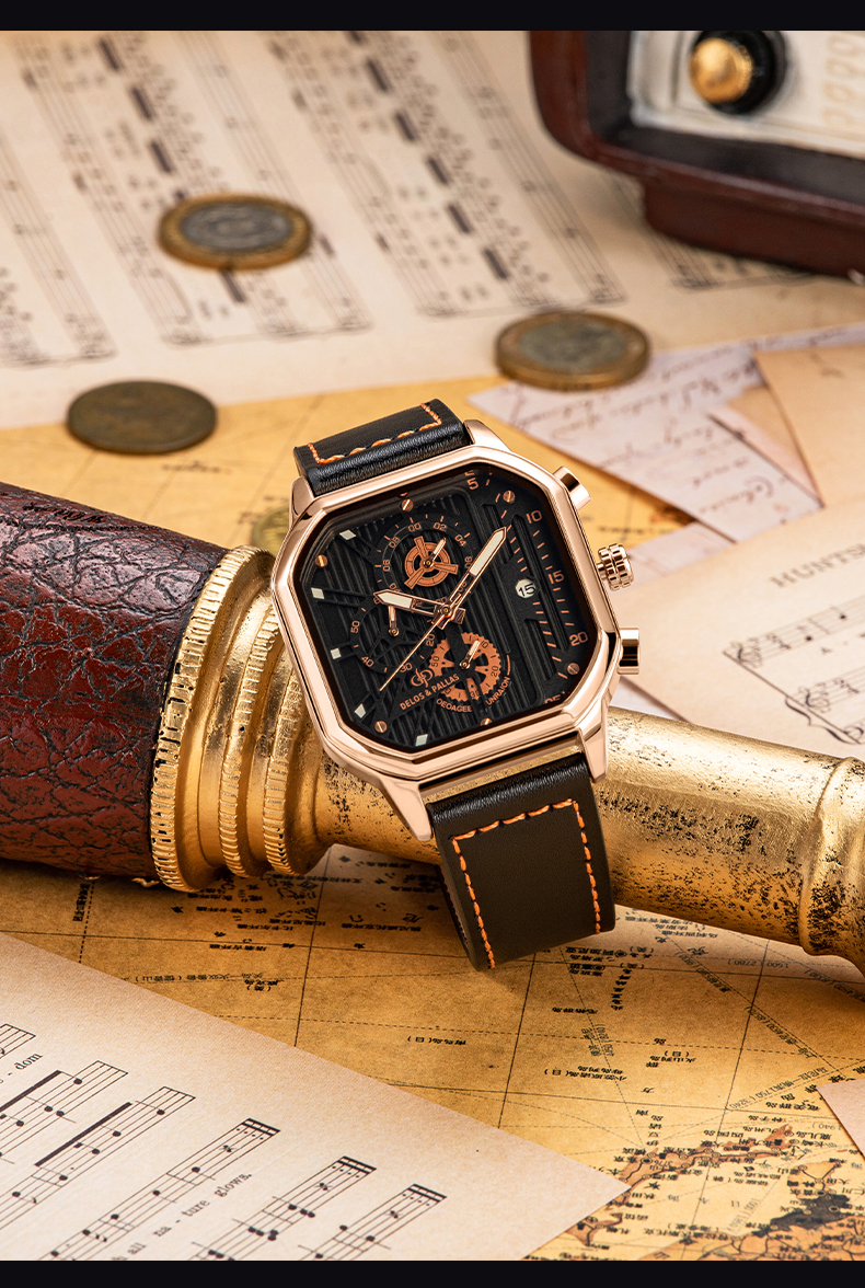 DELOS & PALLAS Instruments Square Chronograph