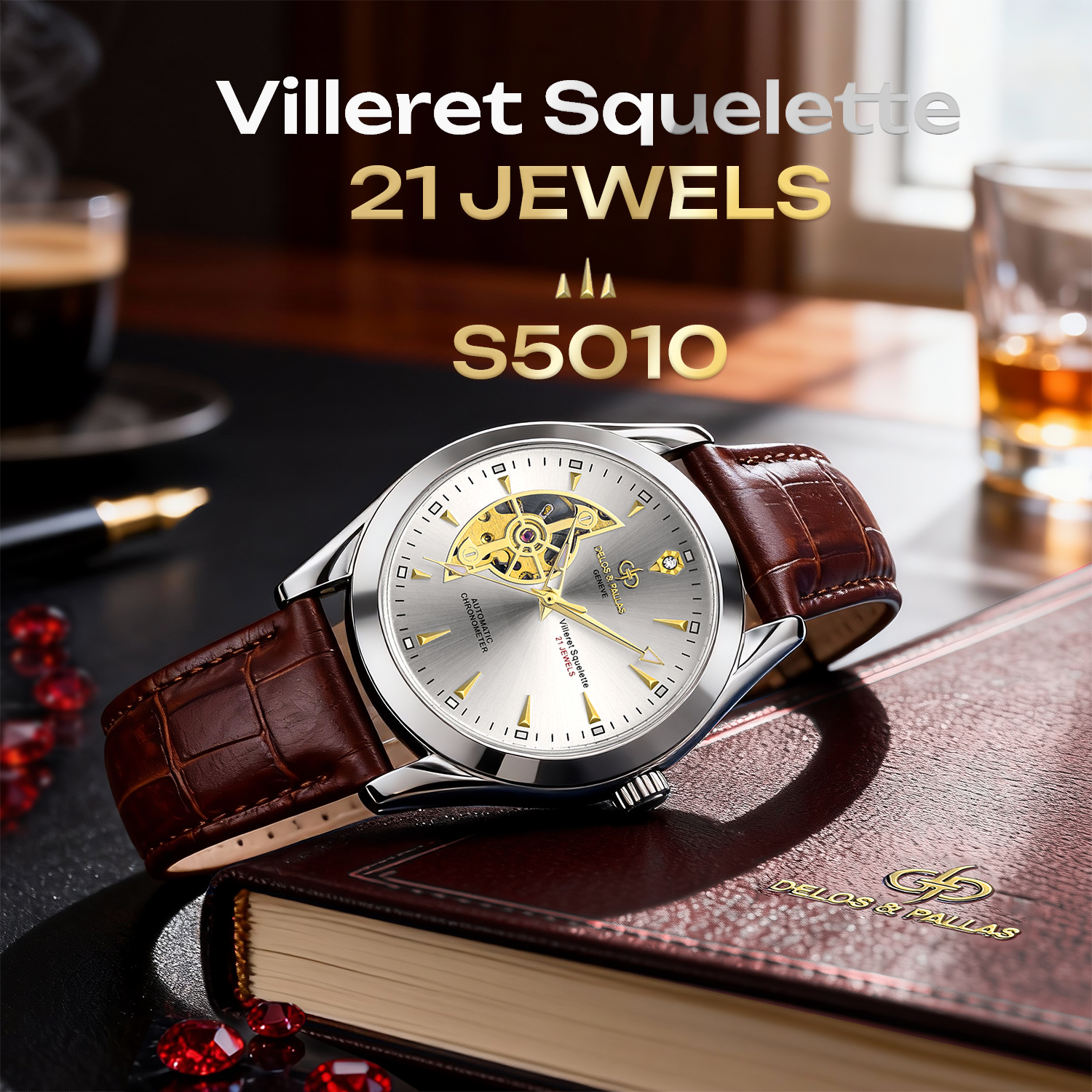 DELOS & PALLAS Villeret Squelette Automatic